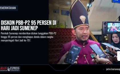 Diskon PBB-P2 95 Persen di Hari Jadi Sumenep