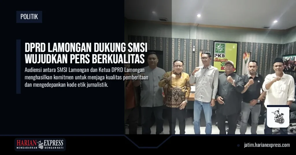 DPRD Lamongan Dukung SMSI Wujudkan Pers Berkualitas