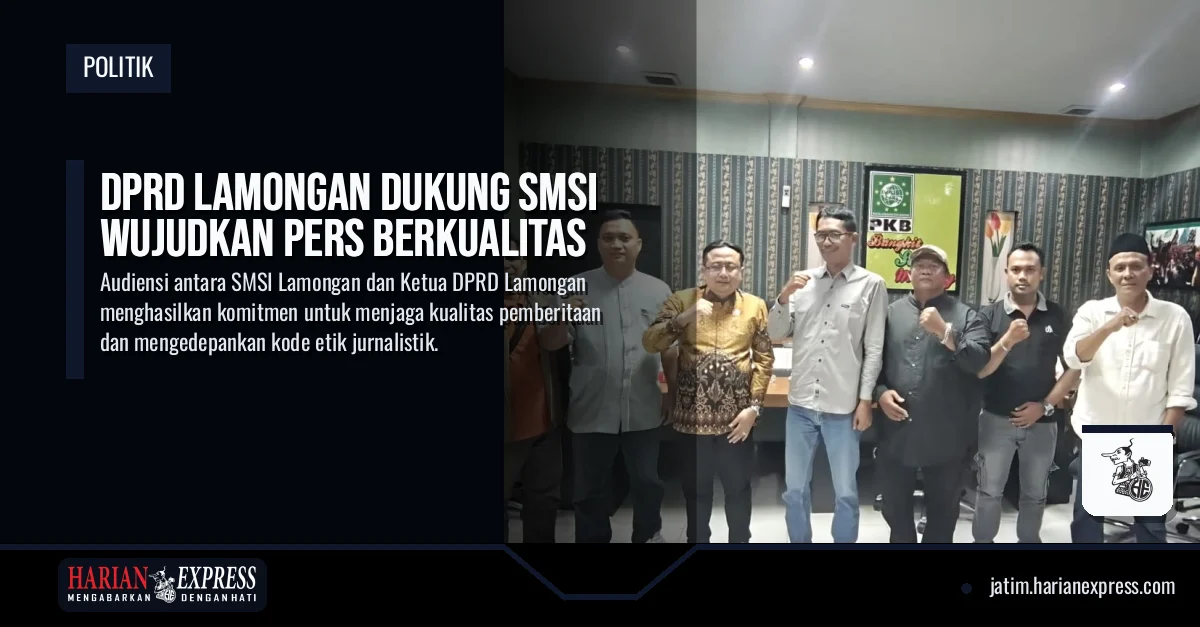 DPRD Lamongan Dukung SMSI Wujudkan Pers Berkualitas
