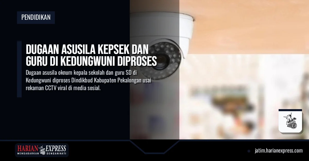 Dugaan Asusila Kepsek dan Guru di Kedungwuni Diproses