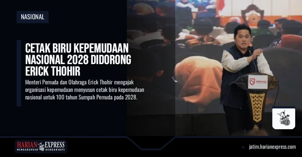 Cetak Biru Kepemudaan Nasional 2028 Didorong Erick Thohir