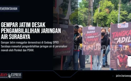 Gempar Jatim Desak Pengambilalihan Jaringan Air Surabaya Gempar Jatim Desak Pengambilalihan Jaringan Air Surabaya