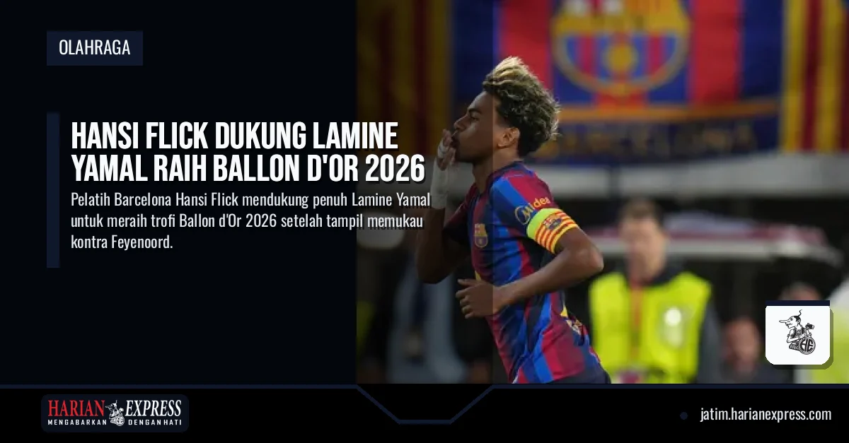 Hansi Flick Dukung Lamine Yamal Raih Ballon d’Or 2026