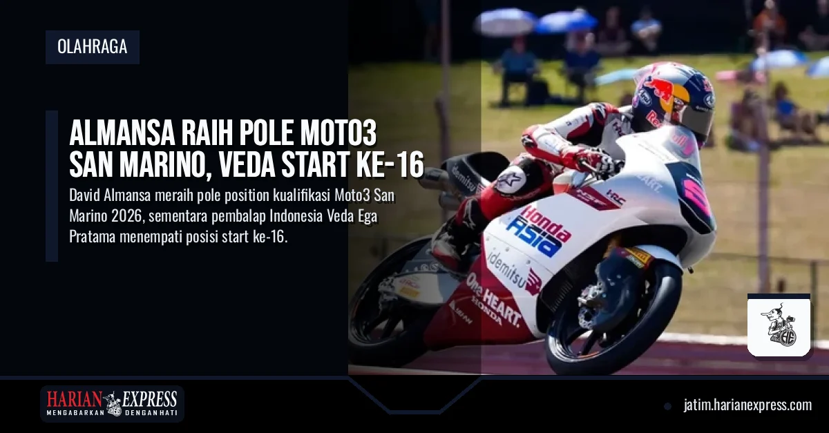 Almansa Raih Pole Moto3 San Marino, Veda Start Ke-16