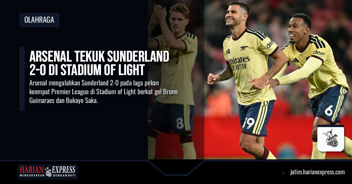 Arsenal Tekuk Sunderland 2-0 di Stadium of Light