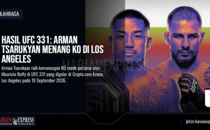 Hasil UFC 331: Arman Tsarukyan Menang KO di Los Angeles