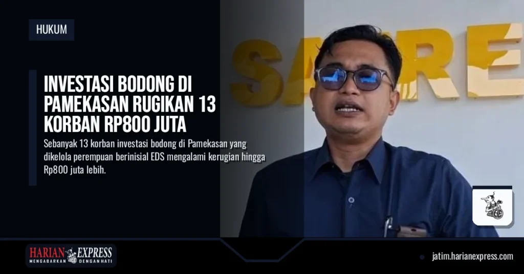 Investasi Bodong di Pamekasan Rugikan 13 Korban Rp800 Juta