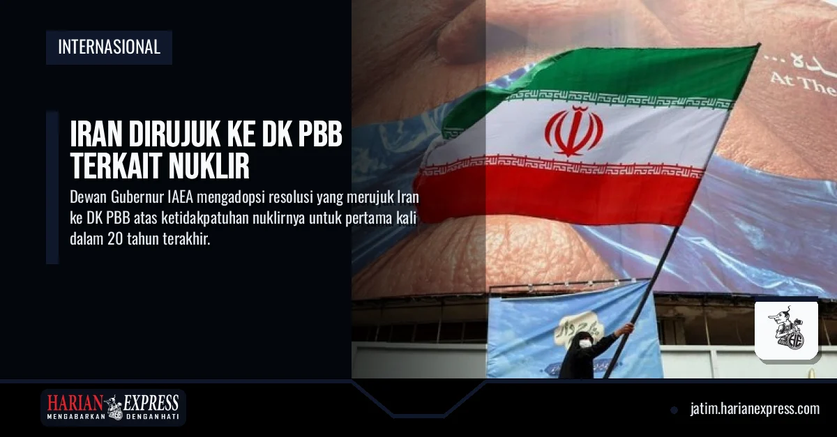 Iran Dirujuk ke DK PBB Terkait Nuklir
