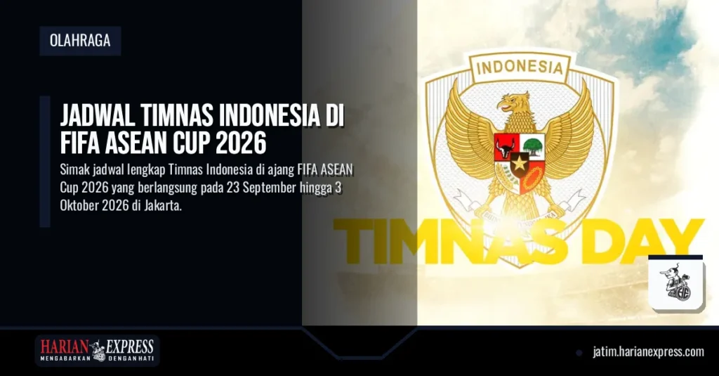 Jadwal Timnas Indonesia di FIFA ASEAN Cup 2026