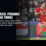 Pemain Timnas Indonesia, Justin Hubner, berhasil mencetak gol ke gawang Oman dalam laga uji coba internasional di Stadion Utama Gelora Bung Karno (SUGBK), Senayan, Jakarta, Jumat (5/6/2026). (Bola.com/Bagaskara Lazuardi)