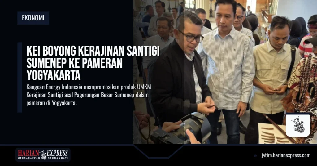 KEI Boyong Kerajinan Santigi Sumenep ke Pameran Yogyakarta
