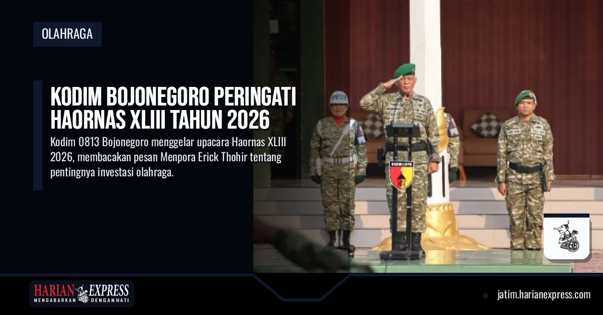 Kodim Bojonegoro Peringati Haornas XLIII Tahun 2026