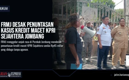 FRMJ Desak Penuntasan Kasus Kredit Macet KPRI Sejahtera Jombang