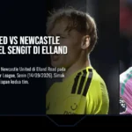 Newcastle's Lukas Hornicek, left, and Leeds' James Trafford Getty Images | Sumber: Newcastle's Lukas Hornicek, left, and Leeds' James Trafford Getty Images