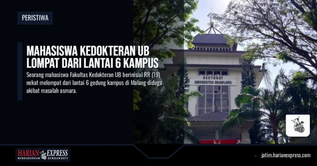 Mahasiswa Kedokteran UB Lompat dari Lantai 6 Kampus