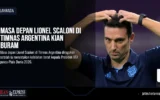 Masa Depan Lionel Scaloni di Timnas Argentina Kian Buram