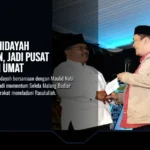 Sekda Kabupaten Malang Budiar saat meresmikan Masjid Al Hidayah di Desa Kaliasri, Kecamatan Kalipare, Minggu (6/9) malam. (Foto Dok Ho/RadarBangsa.co.id)
