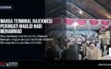 Warga Terminal Rajekwesi Peringati Maulid Nabi Muhammad