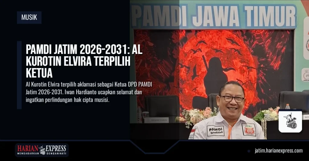 PAMDI Jatim 2026-2031: Al Kurotin Elvira Terpilih Ketua