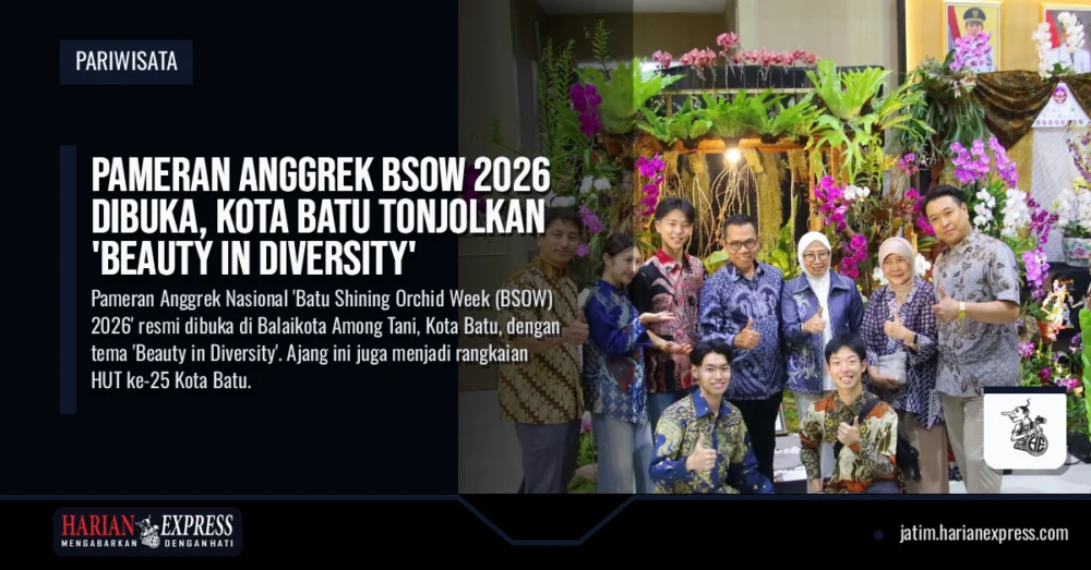 Pameran Anggrek BSOW 2026 Dibuka, Kota Batu Tonjolkan ‘Beauty in Diversity’