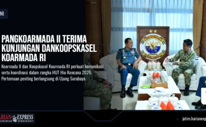 Pangkoarmada II Terima Kunjungan Dankoopskasel Koarmada RI