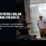 Polisi saat melakukan patroli dan pengecekan keamanan objek vital di Laren, Jumat (18/9/2026). (Dok. Ho/RadarBangsa.co.id)