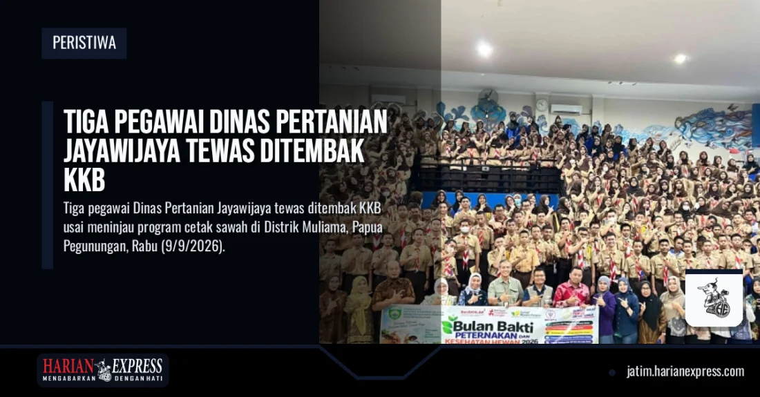 Tiga Pegawai Dinas Pertanian Jayawijaya Tewas Ditembak KKB