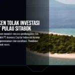 (KM/IST) SURGA TERSEMBUNYI: Nampak keindahan Pulau Sitabok yang ada di Desa/Pulau Sapeken yang nampak sangat indah.