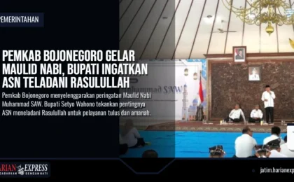 Pemkab Bojonegoro Gelar Maulid Nabi, Bupati Ingatkan ASN Teladani Rasulullah Pemkab Bojonegoro Gelar Maulid Nabi, Bupati Ingatkan ASN Teladani Rasulullah