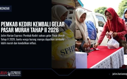 Pemkab Kediri Kembali Gelar Pasar Murah Tahap II 2026