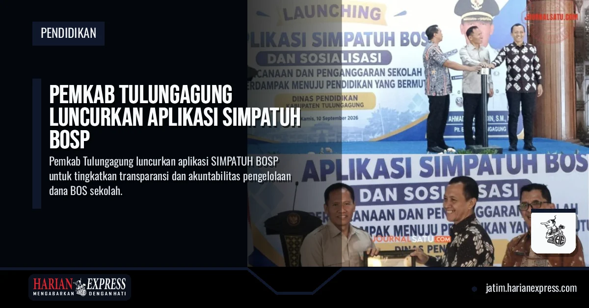 Pemkab Tulungagung Luncurkan Aplikasi SIMPATUH BOSP