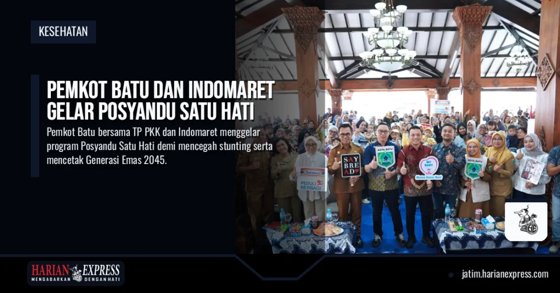Pemkot Batu dan Indomaret Gelar Posyandu Satu Hati