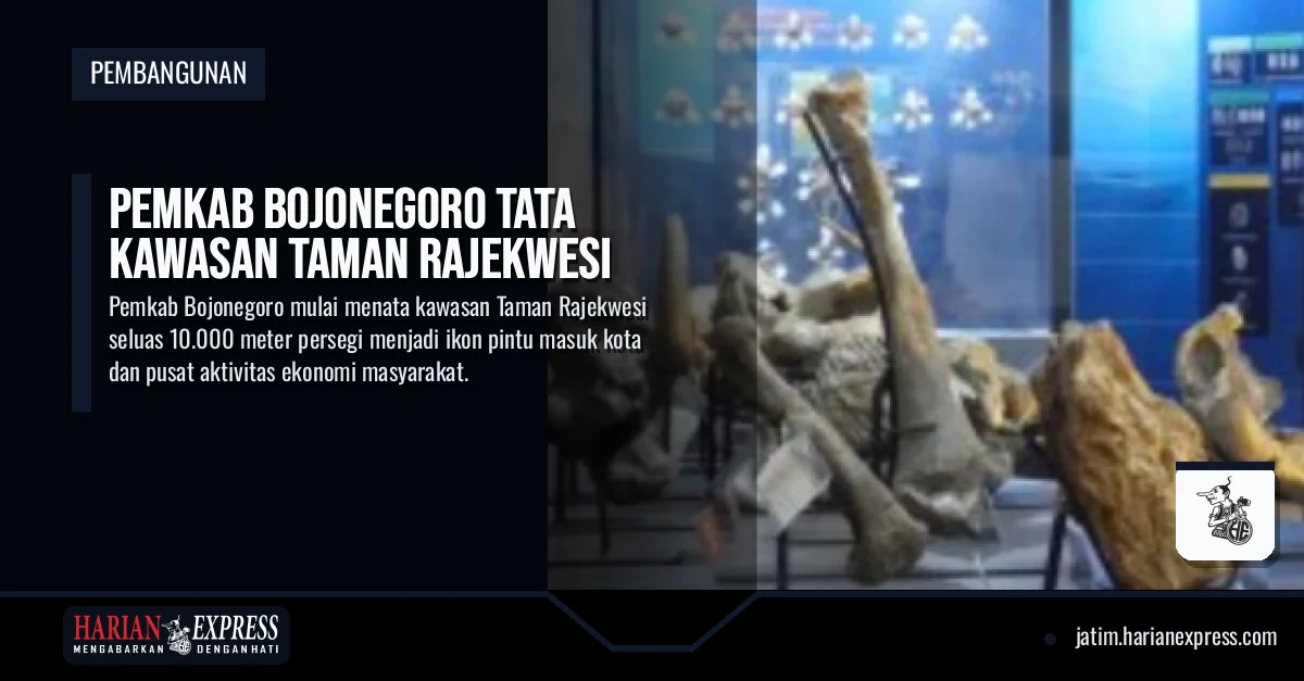 Pemkab Bojonegoro Tata Kawasan Taman Rajekwesi