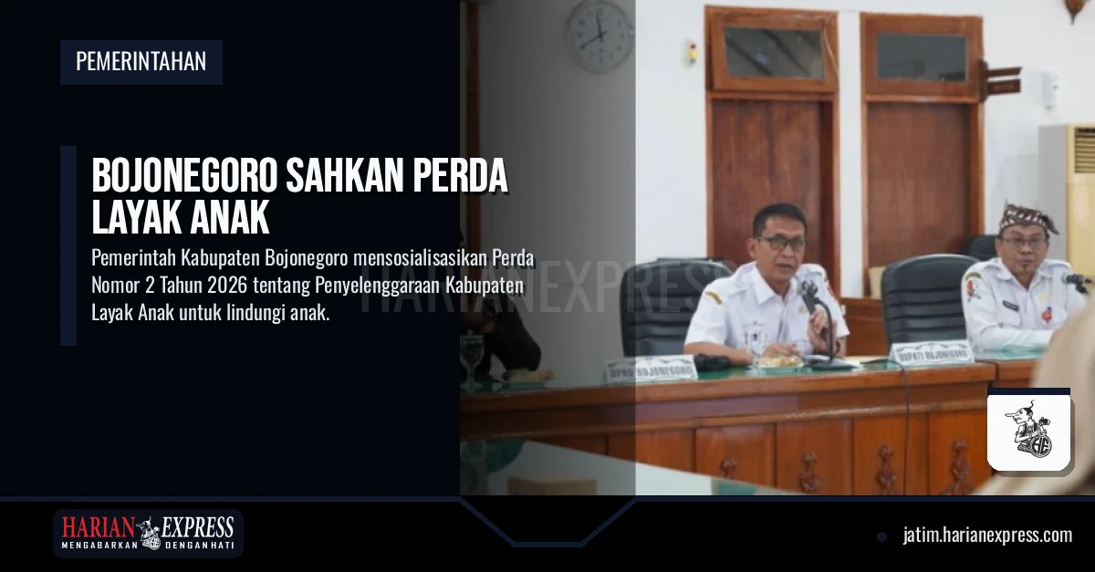 Bojonegoro Sahkan Perda Layak Anak