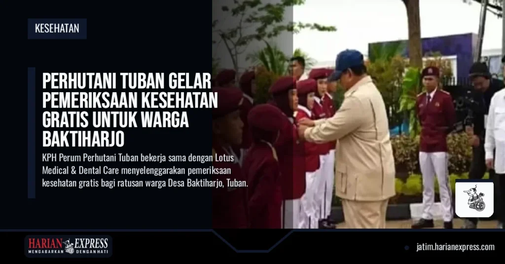 Perhutani Tuban Gelar Pemeriksaan Kesehatan Gratis untuk Warga Baktiharjo