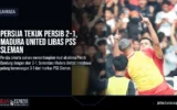 Persija Tekuk Persib 2-1, Madura United Libas PSS Sleman