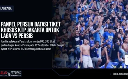 Panpel Persija Batasi Tiket Khusus KTP Jakarta untuk Laga Vs Persib