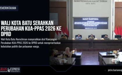 Wali Kota Batu Serahkan Perubahan KUA-PPAS 2026 ke DPRD