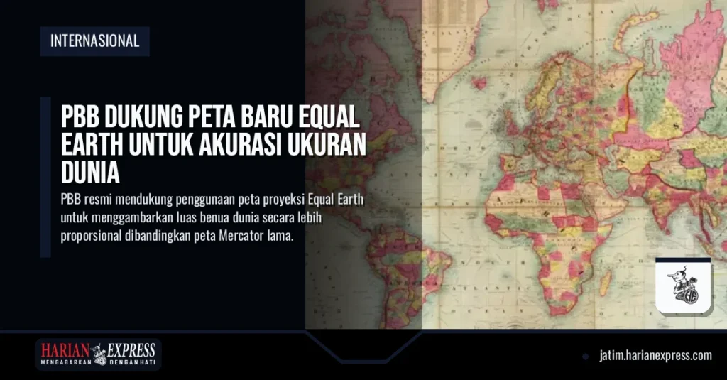 PBB Dukung Peta Baru Equal Earth untuk Akurasi Ukuran Dunia