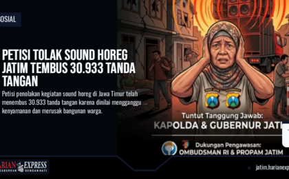 Petisi Tolak Sound Horeg Jatim Tembus 30.933 Tanda Tangan