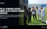 Polda Jatim Beri Catatan Minor Jalur Evakuasi Stadion Surajaya