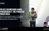 Polres Bojonegoro Kawal Pengukuhan 2.100 Pendekar Pagar Nusa