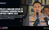 Polres Lumajang Bekuk 29 Tersangka Narkoba dalam Operasi Tumpas 2026