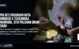 Polres Pasuruan Kota Ringkus 5 Tersangka Narkoba, Sita Puluhan Gram Sabu