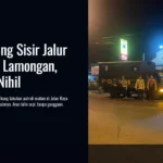 Polsek Tikung Sisir Jalur Perbatasan Lamongan, Balap Liar Nihil