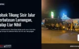 Polsek Tikung Sisir Jalur Perbatasan Lamongan, Balap Liar Nihil
