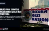 Erupsi Anak Krakatau: Program MBG Dihentikan Sementara