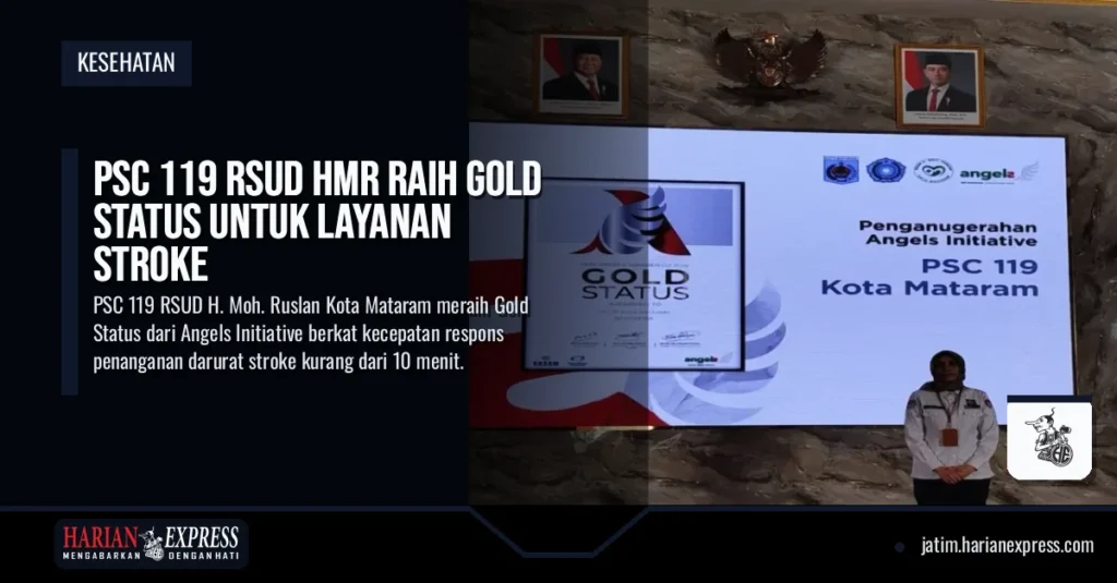PSC 119 RSUD HMR Raih Gold Status untuk Layanan Stroke