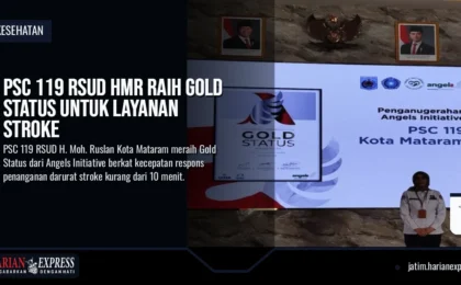 PSC 119 RSUD HMR Raih Gold Status untuk Layanan Stroke