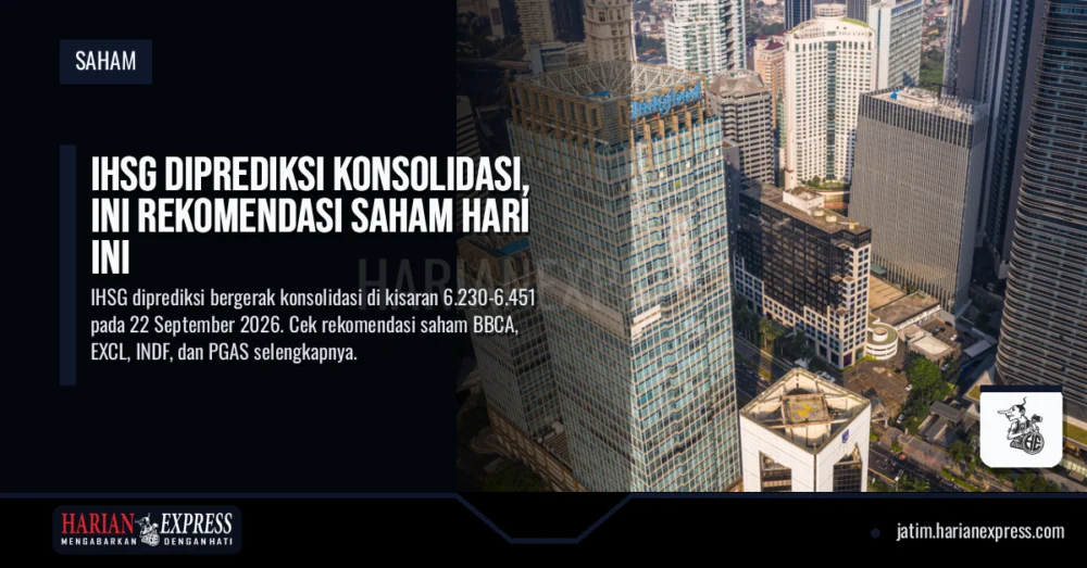 IHSG Diprediksi Konsolidasi, Ini Rekomendasi Saham Hari Ini